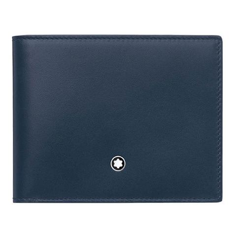 MONTBLANC Meisterstück Wallet 8 cc - Blue/Tan