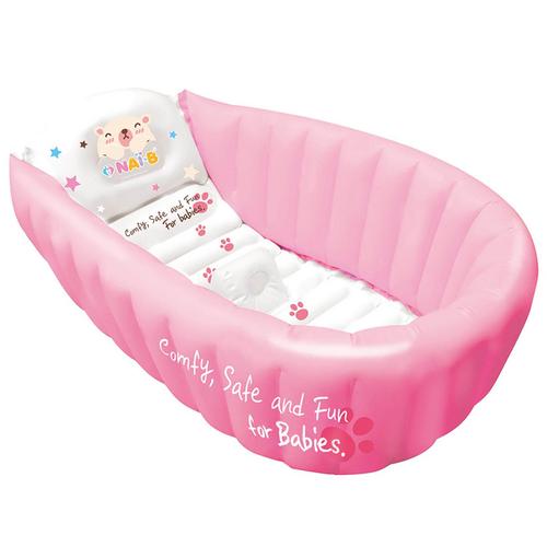 Nai-B Inflatable Baby Bathtub Pink