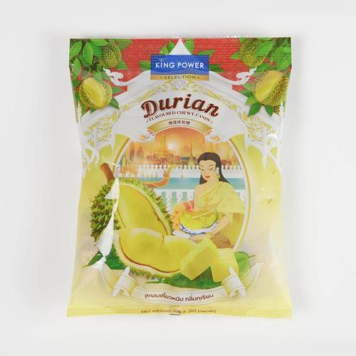 KING POWER SELECTION Durian Flavoured Chewy Candy - 60 pcs