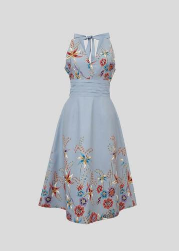YAYEE - lavender Batik Dress - Gray S