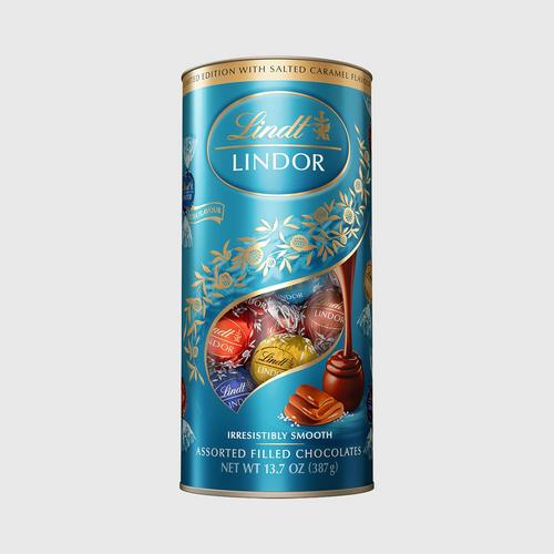 瑞士莲 Lindor 咸焦糖巧克力管装 387克