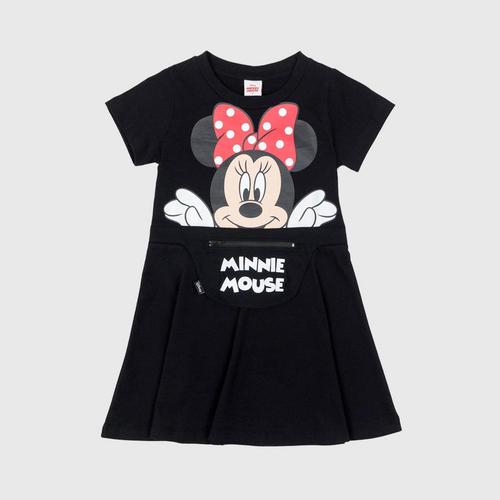 DISNEY Minnie Mouse Girl Dress - Black S