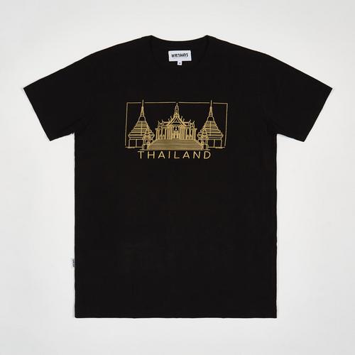 MAHANAKHON T-Shirt Wat Phra Kaew Black Size XL