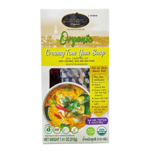 SUTHAROS Thai Cooking Set Organic Creamy Tom Yum Soup 210G.