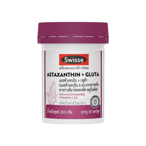 SWISSE ASTAXANTHIN + GLUTA 30 CAP