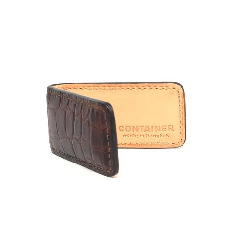 CONTAINER MAGNET CLIP CROC BROWN