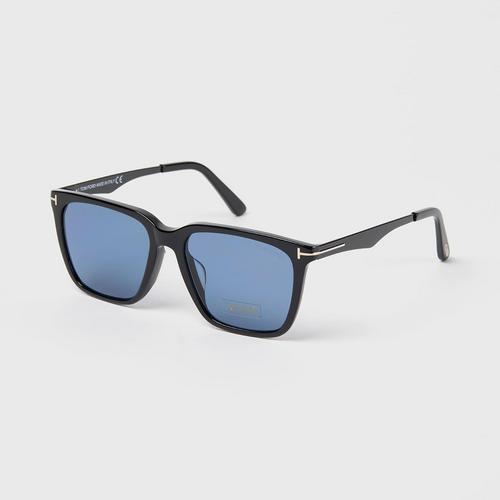 汤姆·福特 TOM FORD (太陽眼鏡) Garrett FT0862-F 5601M Shiny Black Blue Sunglasses