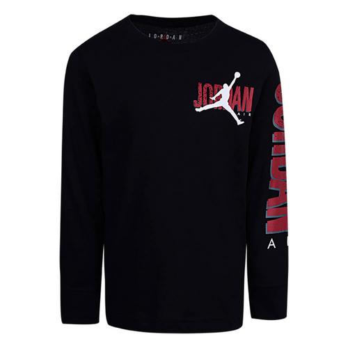 Jordan Jumpman Forward Graphic Long Sleeve T-Shirt BLACK SIZE 4..