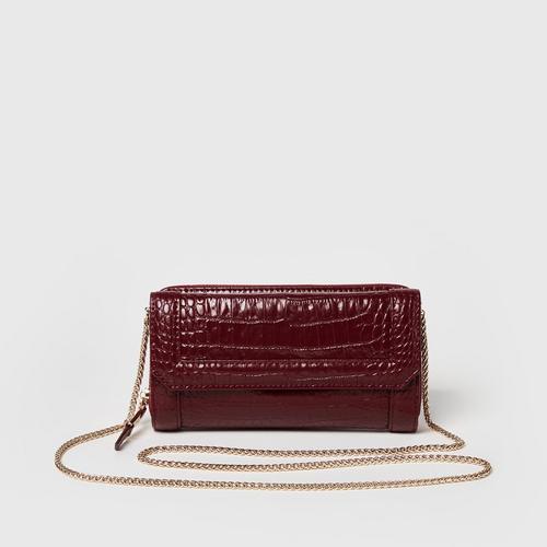 Longlai Classy Wallet on Chain Red Colour