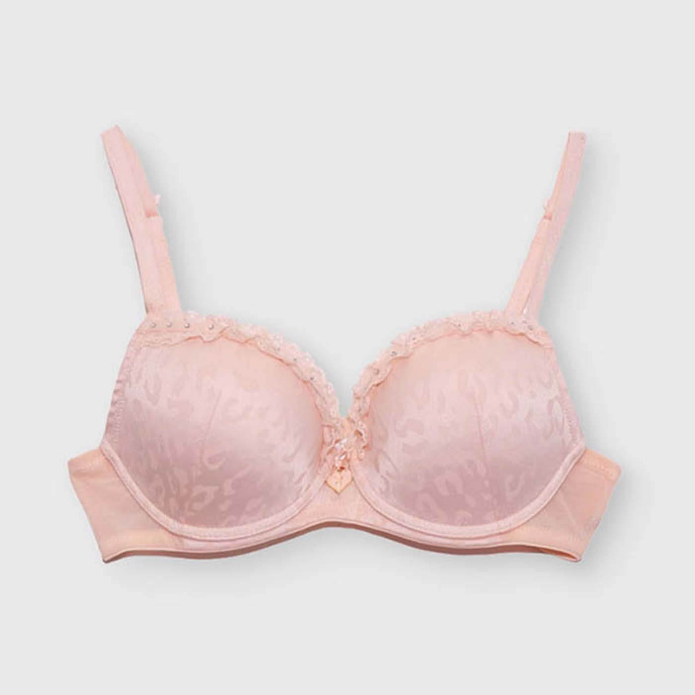 花花公子 playboy leopard 推高式文胸 桃色 - 32a - 泰国kingpower