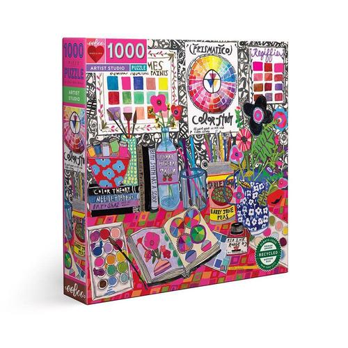 EEBOO - Artist Studio 1000 Pc Sq Puzzle