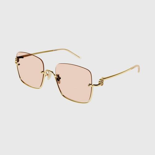 GUCCI  GG UPSIDE FN SIZE 54 ADV SS23 Metal GOLD-GOLD-PINK GG1279S