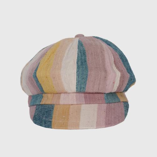 JUTATIP : 100% hand woven cotton hat with natural dyed. Size 58x6-6.5x7.5cm