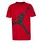 Jordan Speckled Jumpman Graphic Short Sleeve T-Shirt GYM RED SIZE S..