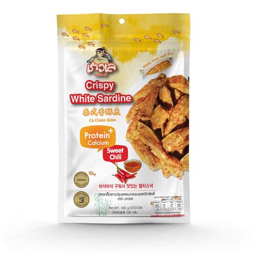 CHAOLAY CRISPY WHITE SARDINE(SWEET CHILI) 100G