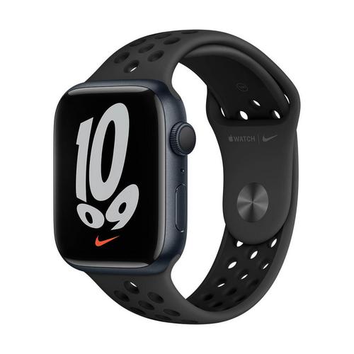 APPLE Watch Nike Series 7 (GPS) Midnight Aluminum Case With Anthracite
Black Nike Sport Band (45mm.)