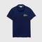 LACOSTE Men's Regular Fit Multi Croc Badge Cotton Piqué Polo Shirt (Navy
Blue) - Size 2 (XS)