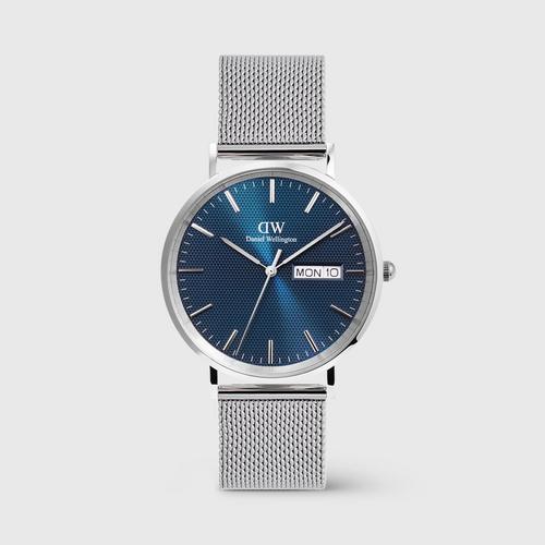 Daniel Wellington Classic 40 日期显示银色极光表盘