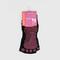 VAKEN Grip Socks Half Toe-1 Pair/Pack - Black Dot Pink (S/M)