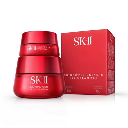 SK-II 赋能焕采精华霜与眼霜套装