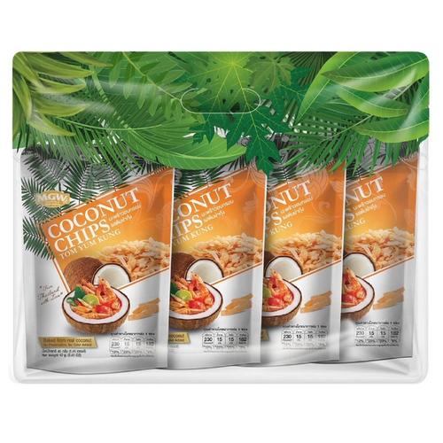 MARKET GATEWAY 椰子片-冬阴功口味 (40g.x 4）