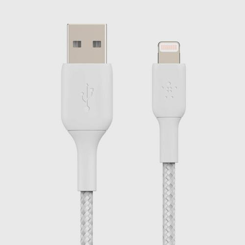 BELKIN Boost↑Charge™ Braided Lightning to USB-A  Cable 1 M. - White