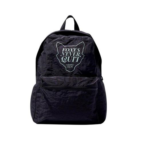 Leicester City Football Club Foldable Backpack Bag Black