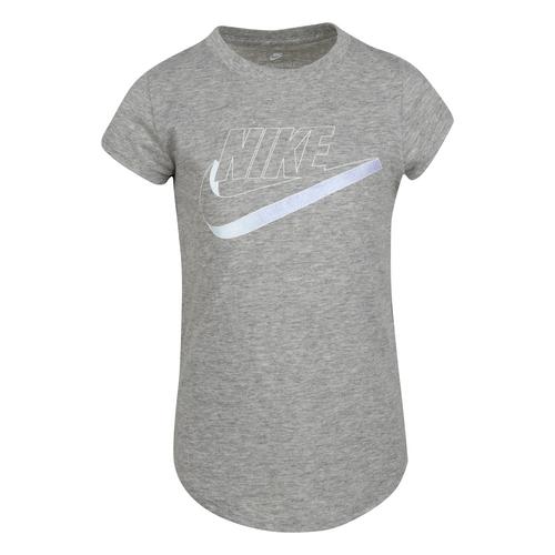 Nike Logo T-Shirt DK GREY HEATHER size 4..