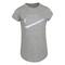 Nike Logo T-Shirt DK GREY HEATHER size 4..