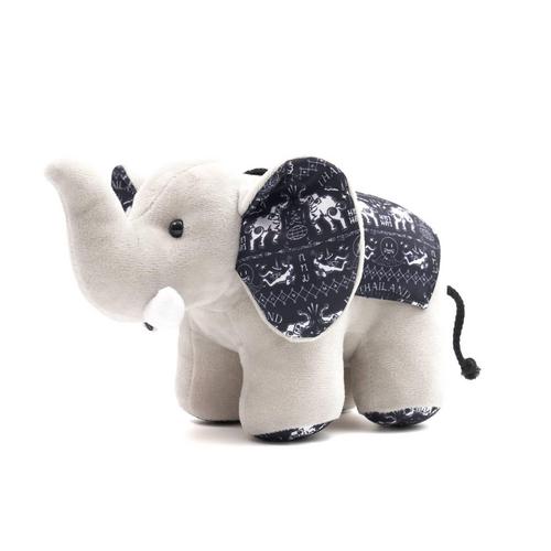 Mahanakhon Elepants Printed Doll Black