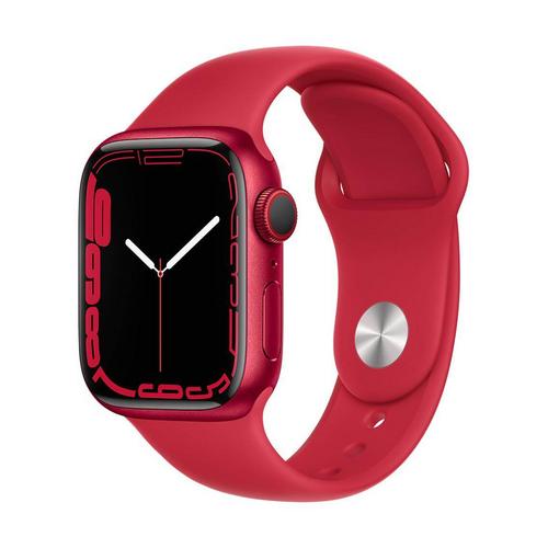 APPLE Watch Series 7 (GPS+Cellular) (PRODUCT)RED Aluminum Case with
(PRODUCT)RED Sport Band - 41 mm
