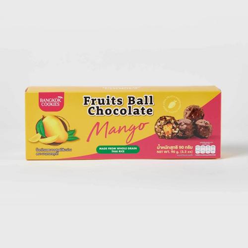 BANGKOK COOKIES Fruits Ball Chocolate Mango 90 g.