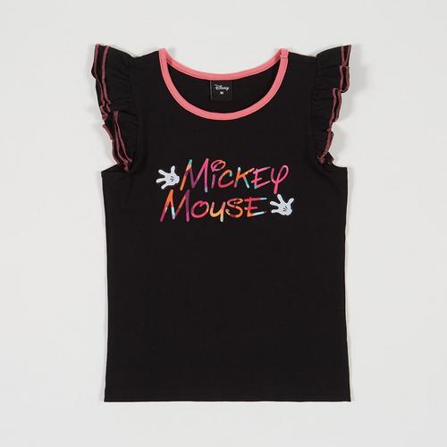 迪士尼 (Disney) 米老鼠女童T恤  黑色 - XL码