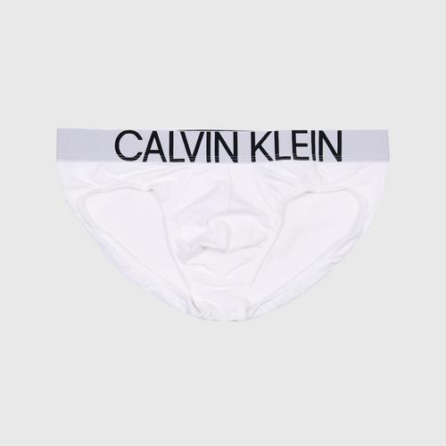 CALVIN KLEIN CK ID Statement Cotton Hipster Briefs White Size S