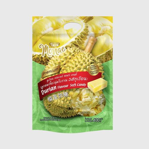 MONAE BRAND DURIAN FLAVOUR SOFT CANDY                 400 G.