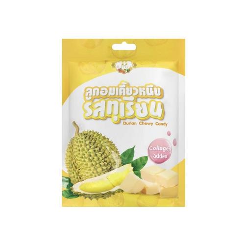 B FRUIT Durian Chewy Candy with Collagen 200 grams.