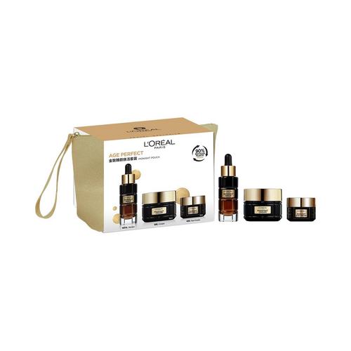 欧莱雅金致臻颜修护套装 (30+50+15ml)