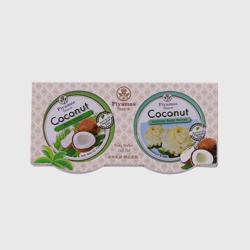 PIYAMAS Body Butter Gift Set (Coconut + Coconut Jasmine) 100g x 2