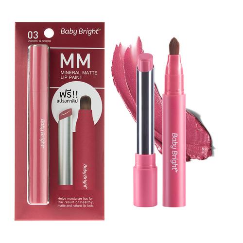 BABY BRIGHT MM Mineral Matte Lip Paint 2g #03 Cherry Blossom