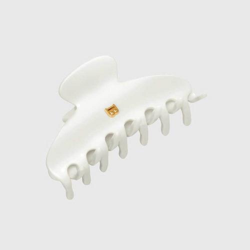 BALMAIN PARIS HAIR COUTURE Cellulose Acetate Pince a Cheveux MediumHairAccessories - White
