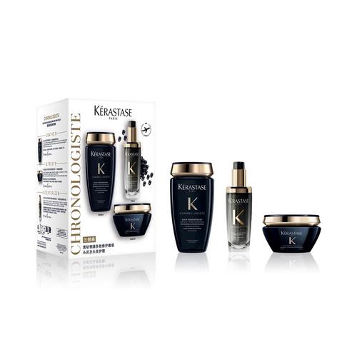 巴黎卡诗「海源黑钻」洗护套装250ml+ 200ml + 75ml