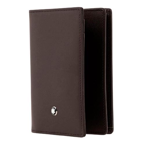 MONTBLANC Meisterstück Business Card Holder with Gusset - Brown