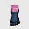VAKEN Grip Socks Full Toe-1 Pair/Pack - Black Dot Blue (S/M)