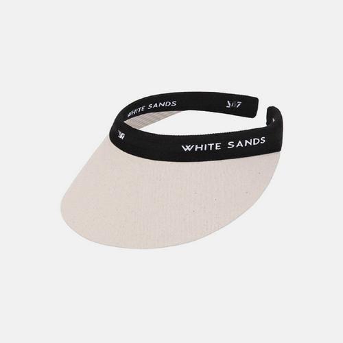 WHITE SANDS Sun Cap Reversible Check Jenny  - Ivory
