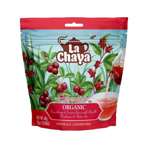 LYA CRANBERRY&LEMONGRASS W/ROSELLE,PANDANUS&STEVIAORGANIC TEA 60G.