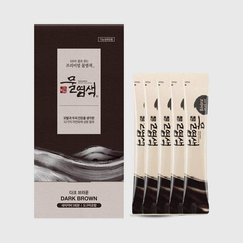 SEEDBEE Water Coloring Refill 50 g x 5 pcs - Dark Brown