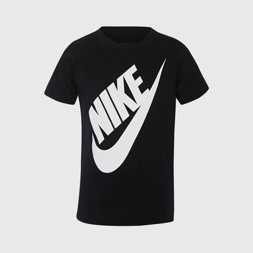 NIKE Oversized Futura Short Sleeve T-Shirt - Boys 4 Years (black)