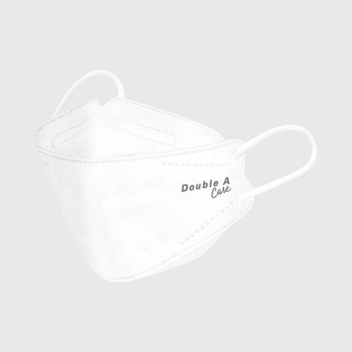 DOUBLE A KN95 Mask Willow-Leaf - White (5PC)
