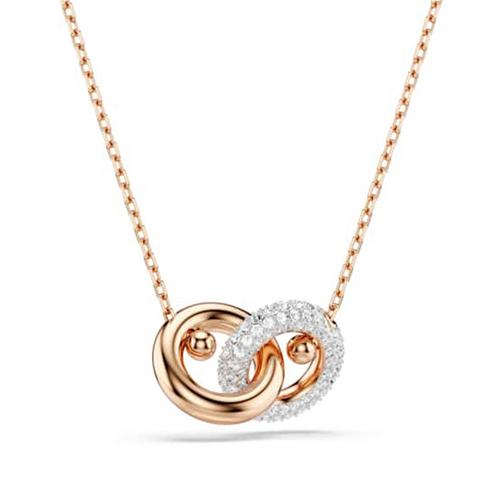 施华洛世奇 2026 春夏系列 Dex 小号 奶油色 玫瑰金 项链