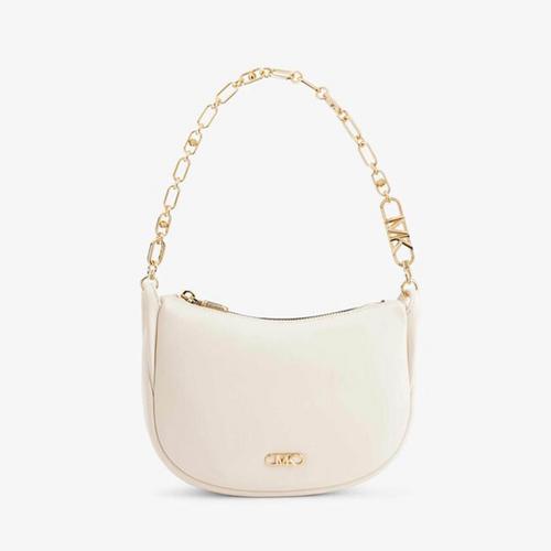 MICHAEL KORS Kendall Small Leather Shoulder Bag Cream